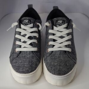 Roxy Women's Sheilahh Platform Sneakers Size 6.5 Beach Surf Skater Style